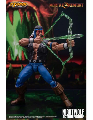 Mortal Kombat Night Wolf Action Figure By Storm Collectibles - Image 4