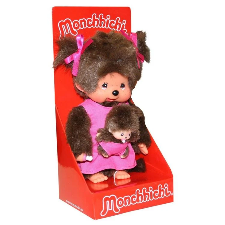 Mother Care Monchhichi Pink Girl By Sekiguchi - Image 2