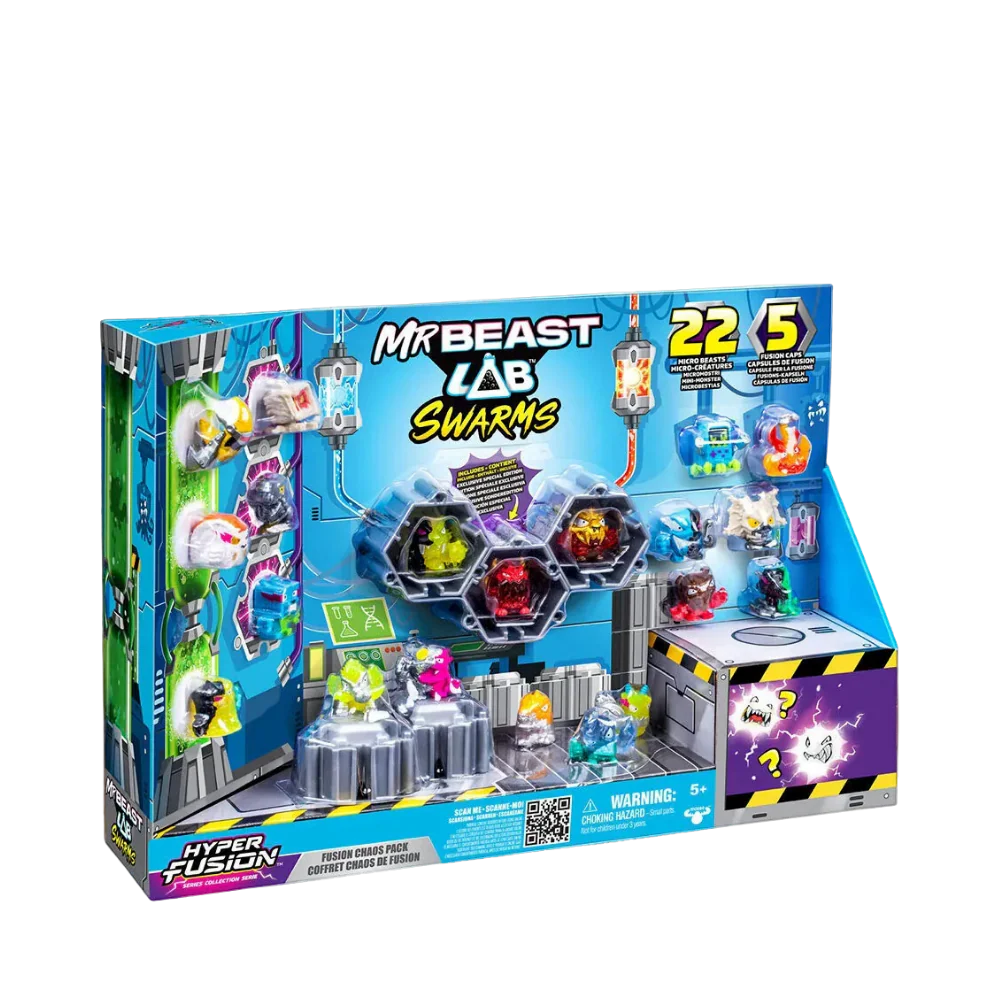 MRBEAST LAB SWARMS S3 FUSION CHAOS PACK By Moose Toys