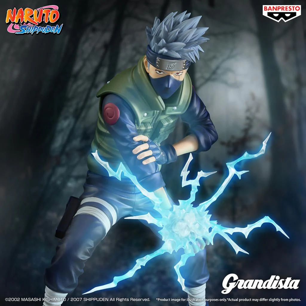 Naruto Shippuden Kakashi Hatake Special Edition Grandista Figure By Banpresto - Image 2