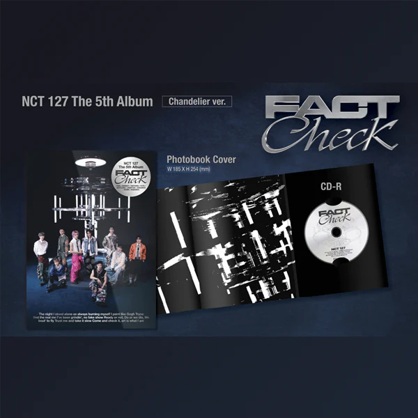 NCT 127 5th Album - [Chandelier] Fact Check CD - Image 2