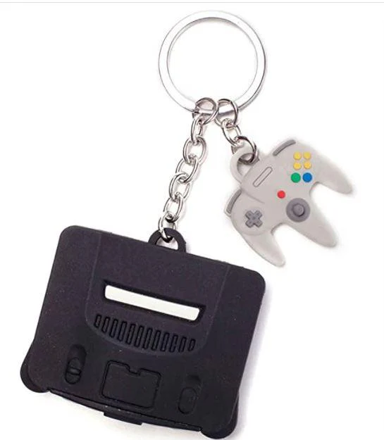 Nintendo - Nintendo 64 & Controller 3D Rubber Keychain
