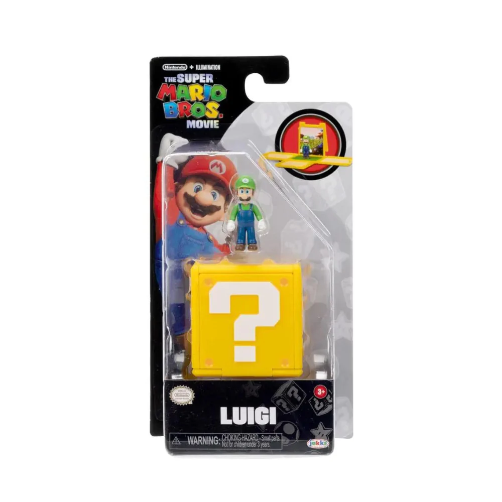 Nintendo Super Mario Movie 1.25" Mini Action Figure - Luigi