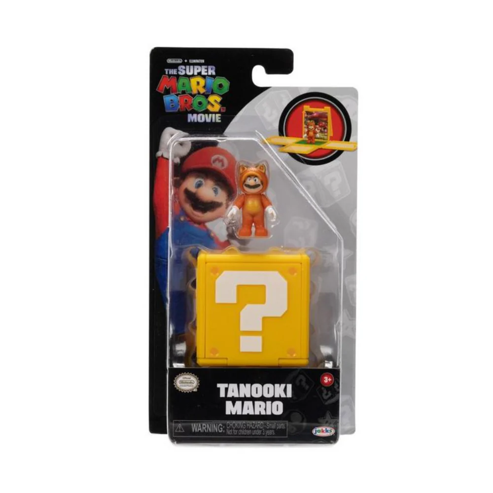 Nintendo Super Mario Movie 1.25" Mini Fig Wave #2 - Tanooki Mario