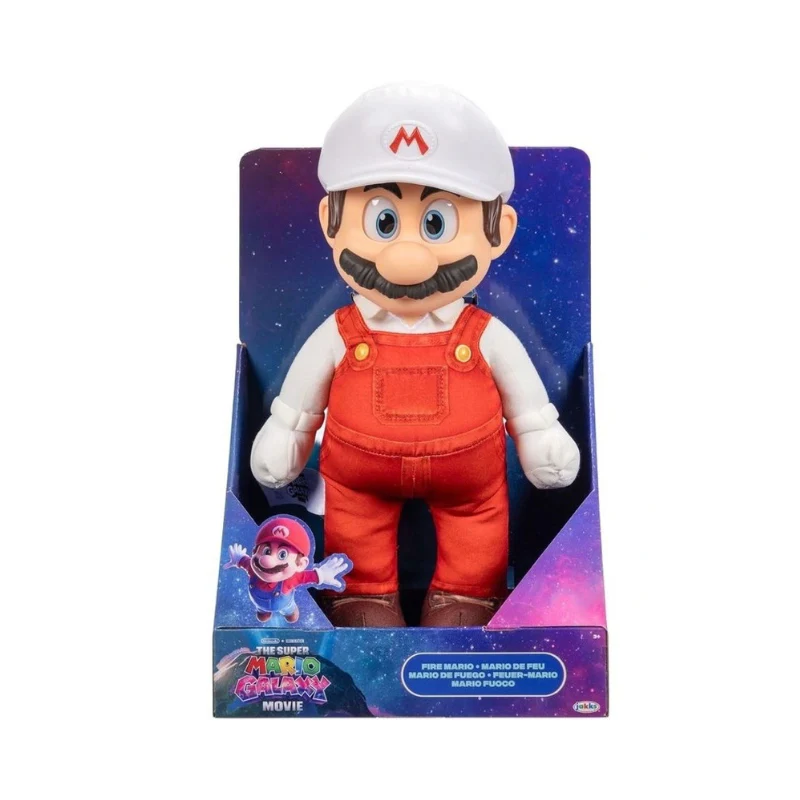 Nintendo Super Mario 2 Movie Jumbo Roto Plush - Fire Mario By Jakks Pacific - Image 2