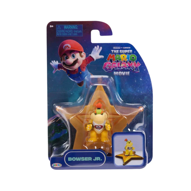 Nintendo Super Mario2 Movie Mini Fig Bowser w/Basic Accy Wave #1 As By Jakks Pacific - Image 3