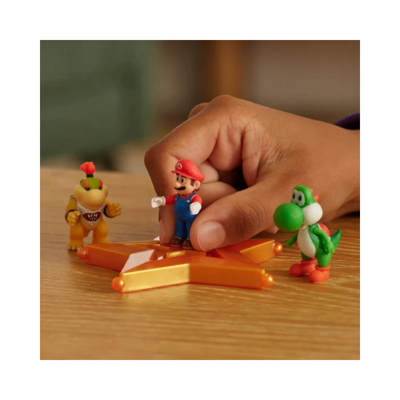Nintendo Super Mario2 Movie Mini Fig Yoshi w/Basic Accy Wave #1 As By Jakks Pacific - Image 2