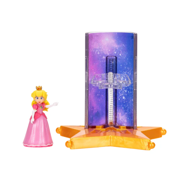 Nintendo Super Mario 2 Movie Mini Fig Princess w/Feat Accy Wave #1 Ass By Jakks Pacific