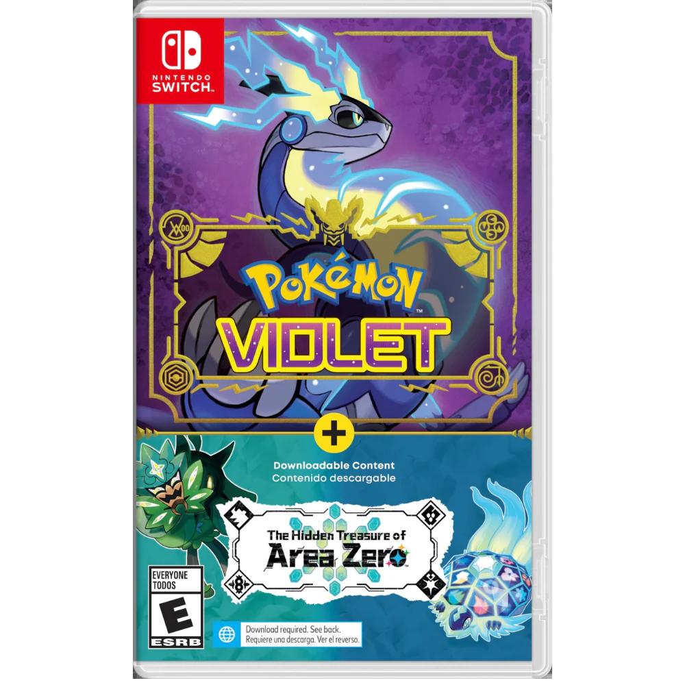 Nintendo Switch Game :Pokemon Violet + Hidden Treasure of Area Zero