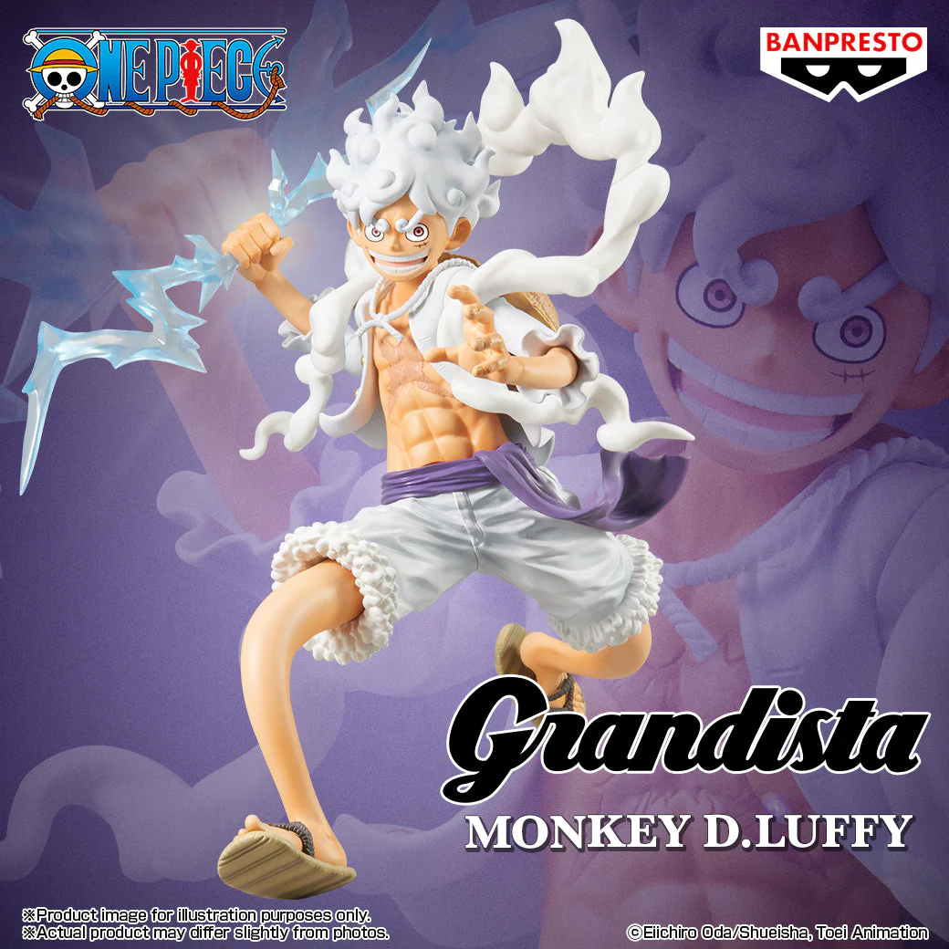 One Piece Monkey D.Luffy Gear 5 Special Edition Grandista Figure By Banpresto - Image 4