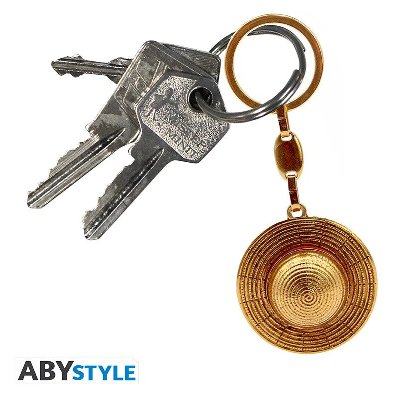 One Piece "Strawhat" Metal Keychain by Abystyle - Image 2