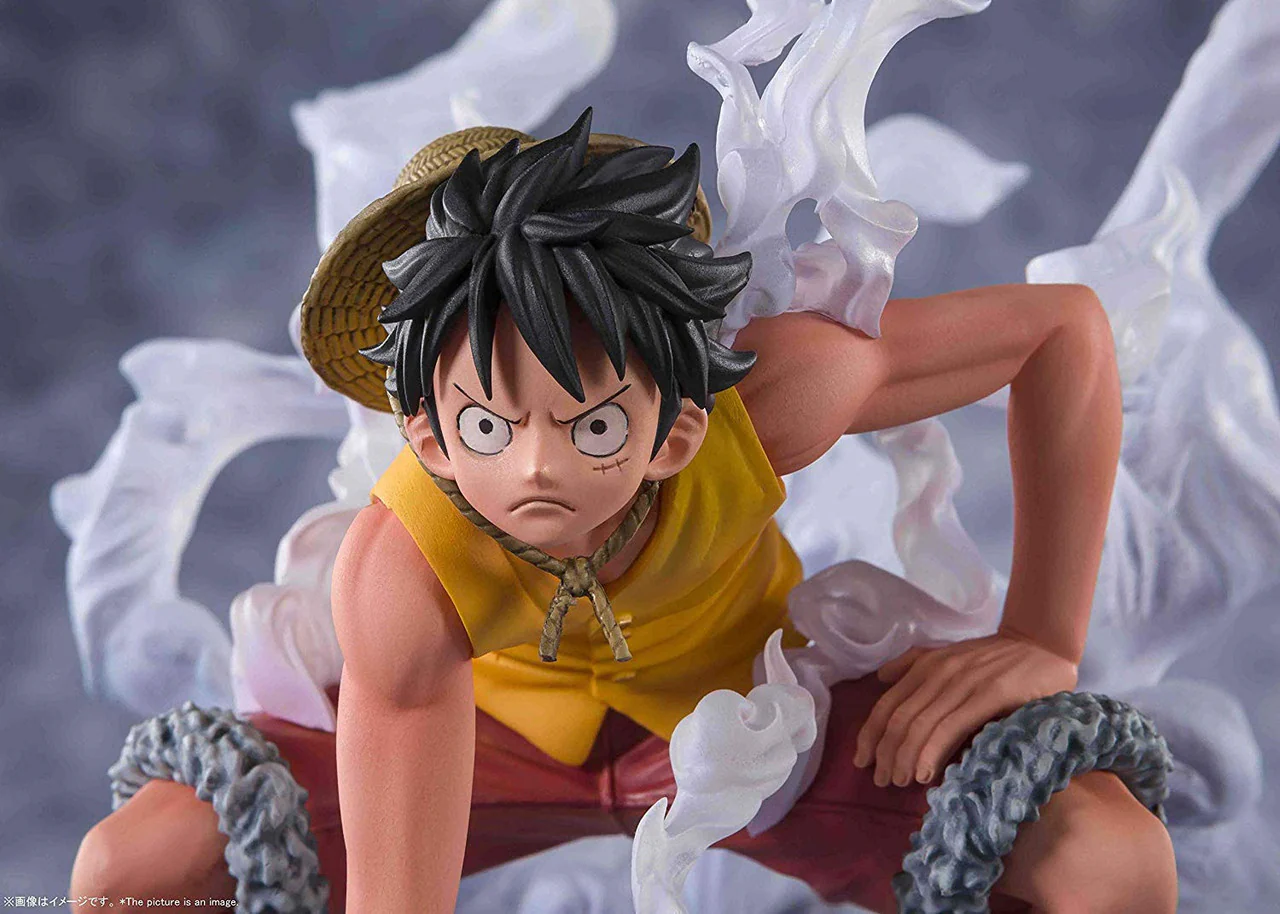 One Piece Monkey D. Luffy Summit Battle Figure By Bandai Tamashii - Image 2