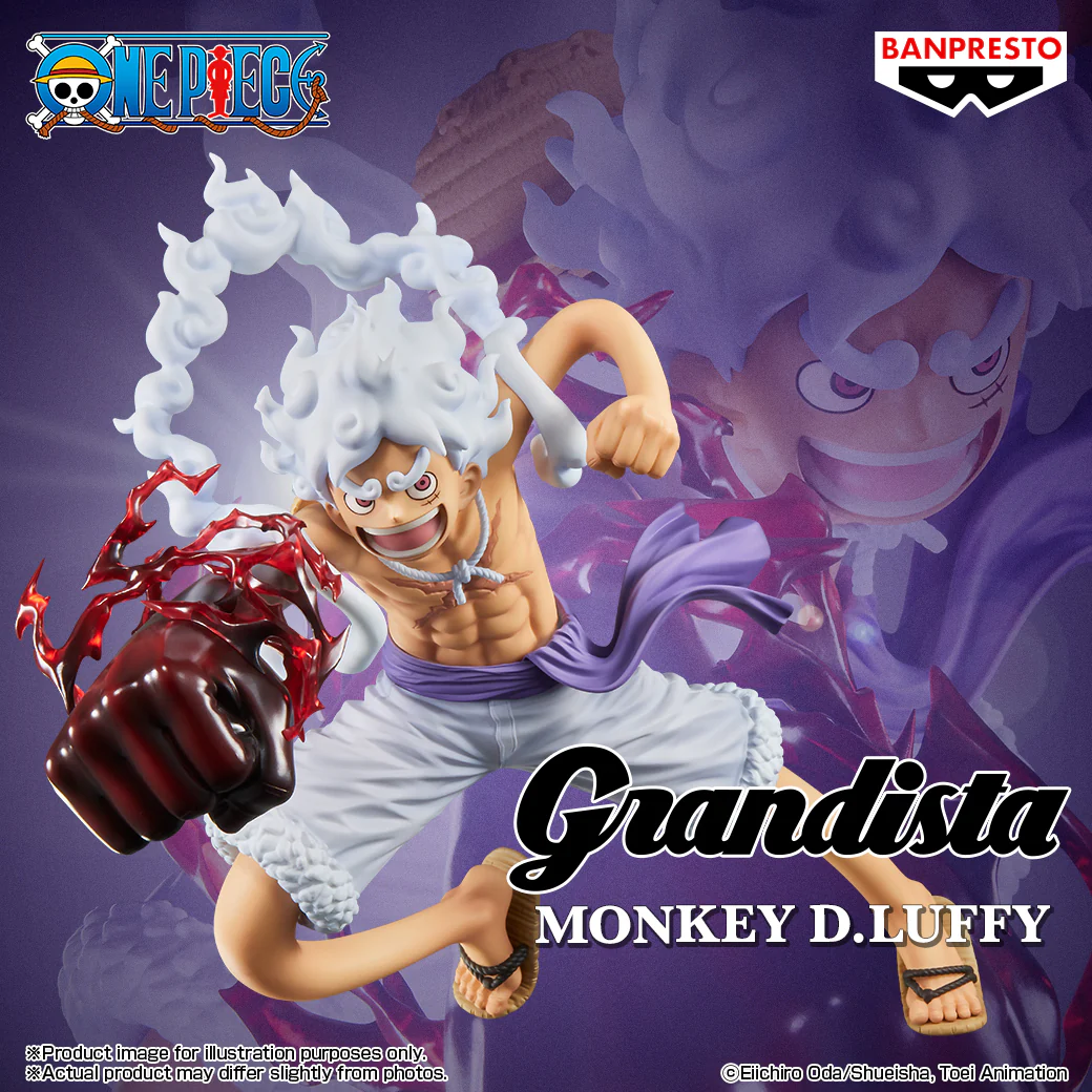 One Piece Monkey D.Luffy Gear 5 Special Edition Grandista Figure By Banpresto - Image 6