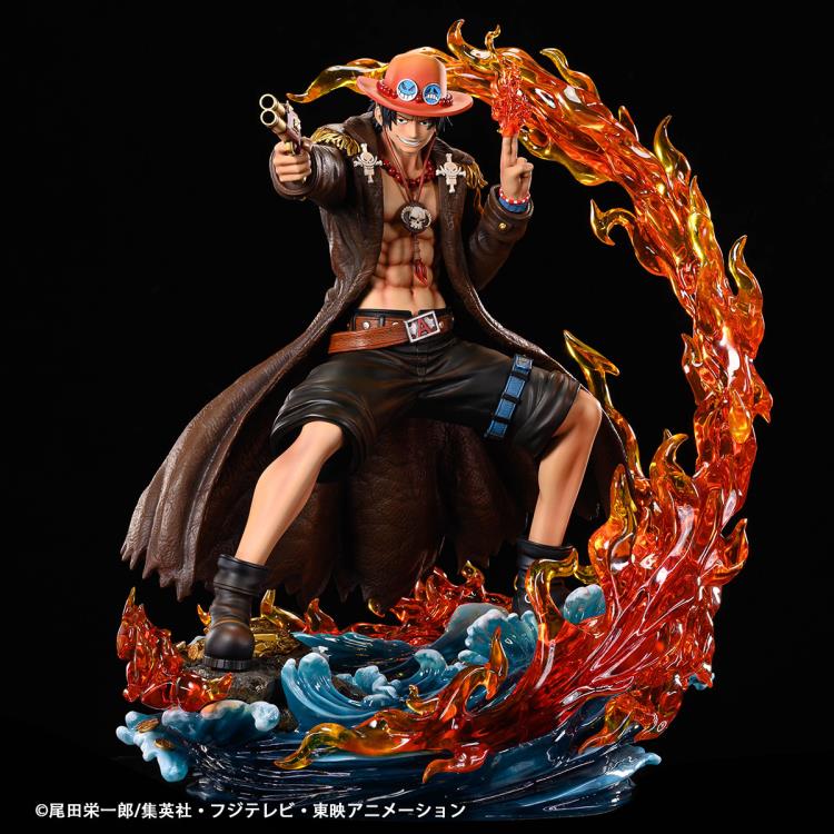 One Piece Log Collection Portgas D. Ace 1/4Scale Statue by UNIQUE ART STUDIO - Image 5
