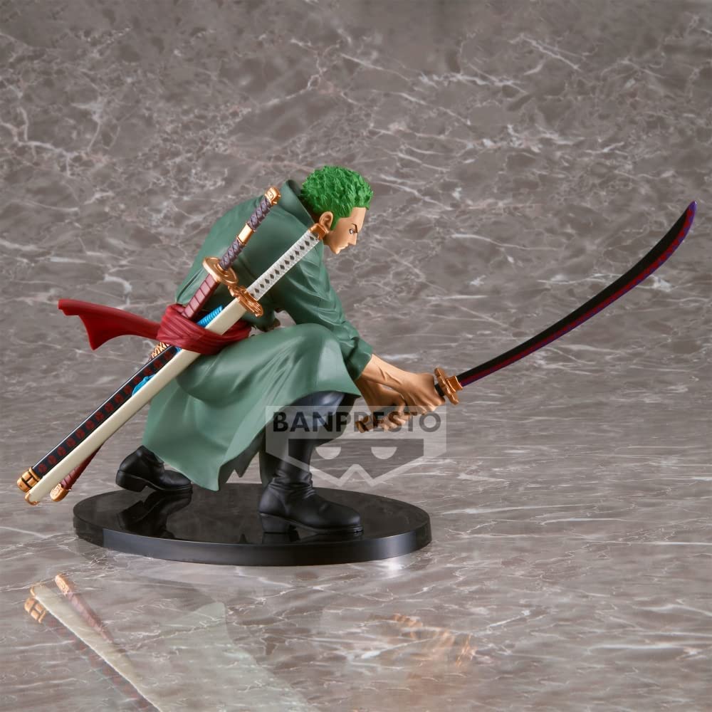 One Piece Roronoa Zoro Scultures Big World Figure Colosseum 4 Vol.3 by Banpresto - Image 2