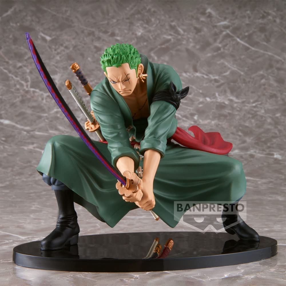 One Piece Roronoa Zoro Scultures Big World Figure Colosseum 4 Vol.3 by Banpresto - Image 4