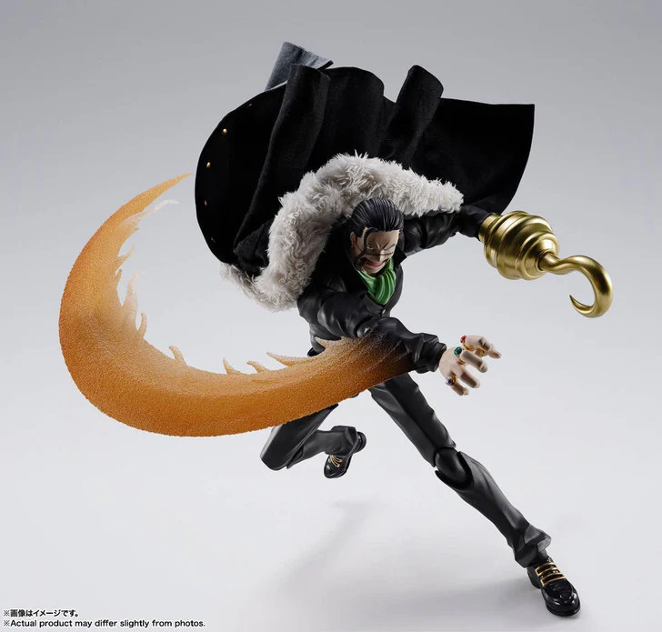 One Piece Sir Crocodile Marineford Action Figure Sh Figuarts By Bandai Tamashii - Image 3