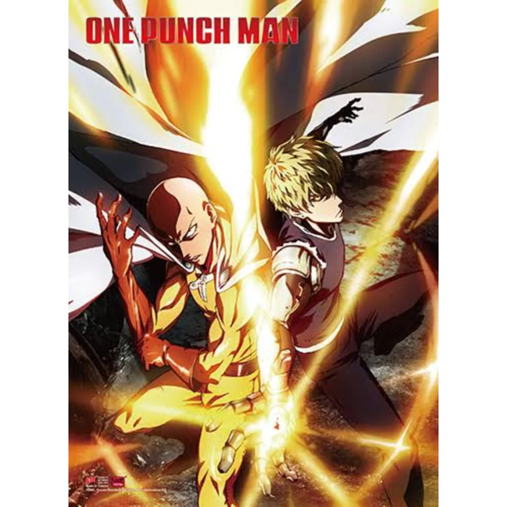 One Punch Man Saitama & Genos 91X61 cm by Abysse
