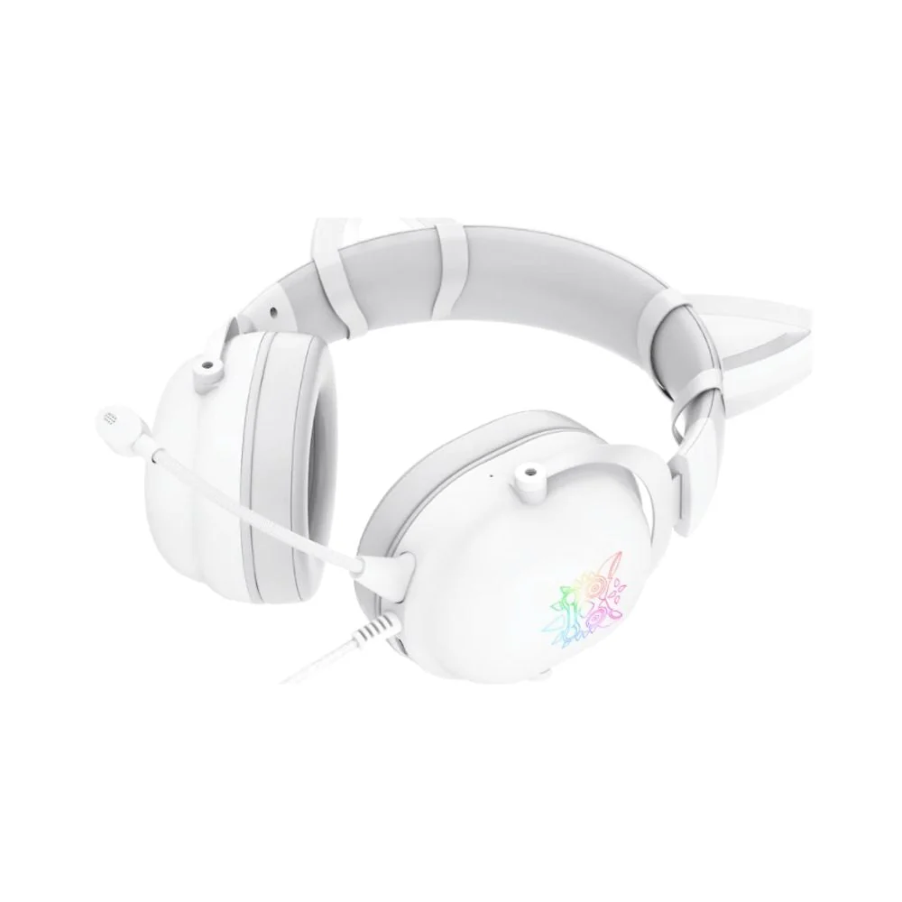 Onikuma : K11 Wired Headset with Ears White - Image 2
