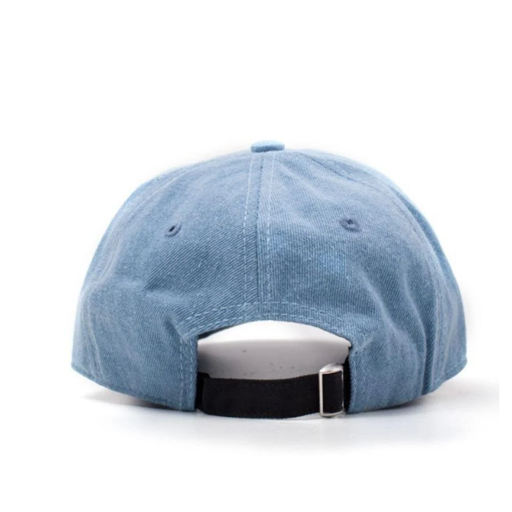 Pac-man - 2D Embroidery Stone Washed Denim Dad Cap - Image 3
