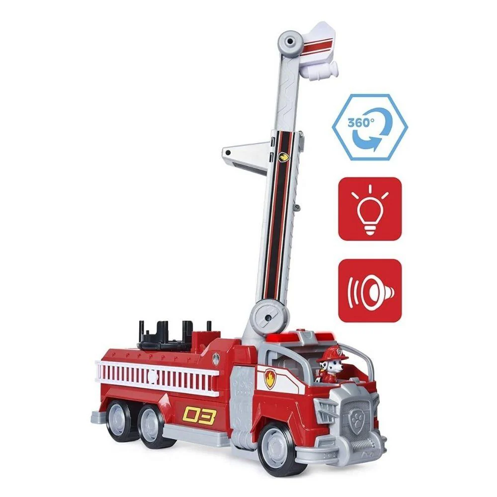 Paw Patrol Movie Marshall Transforming City Firetruck - Image 5
