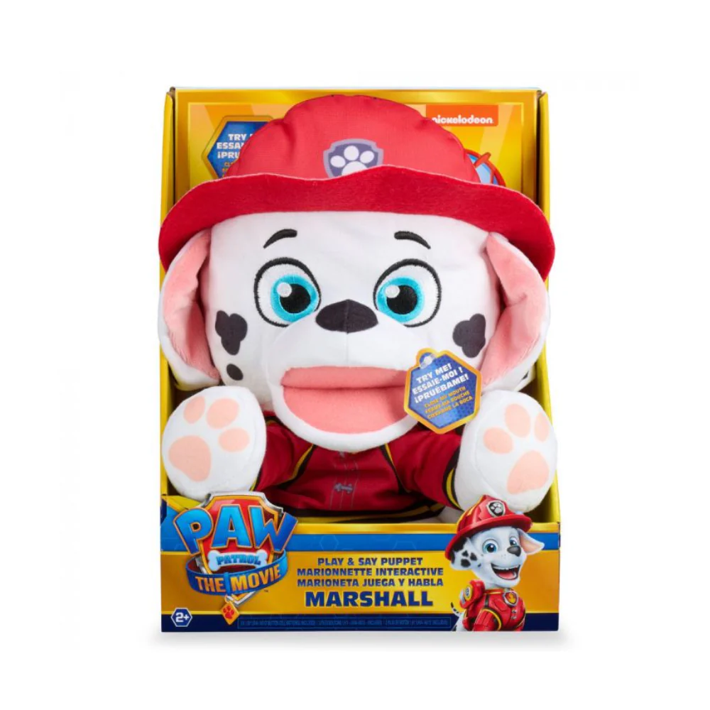 Paw Patrol Movie Play & Say Puppets Marshall