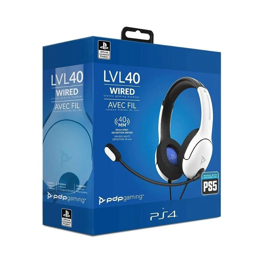 PDP - LVL40 Wired Stereo Headset for PS4/PS5 - Image 2