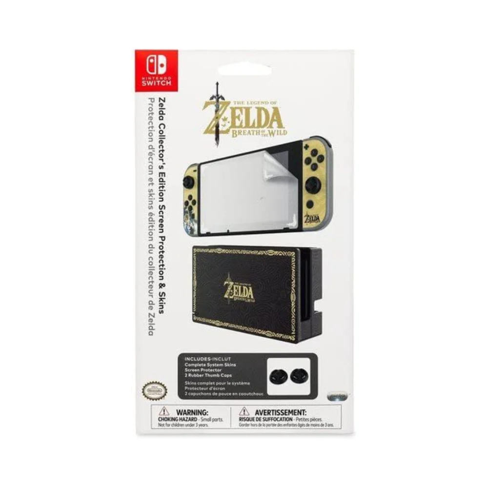 PDP Nintendo Switch Screen Protector & Skin Zelda Edition