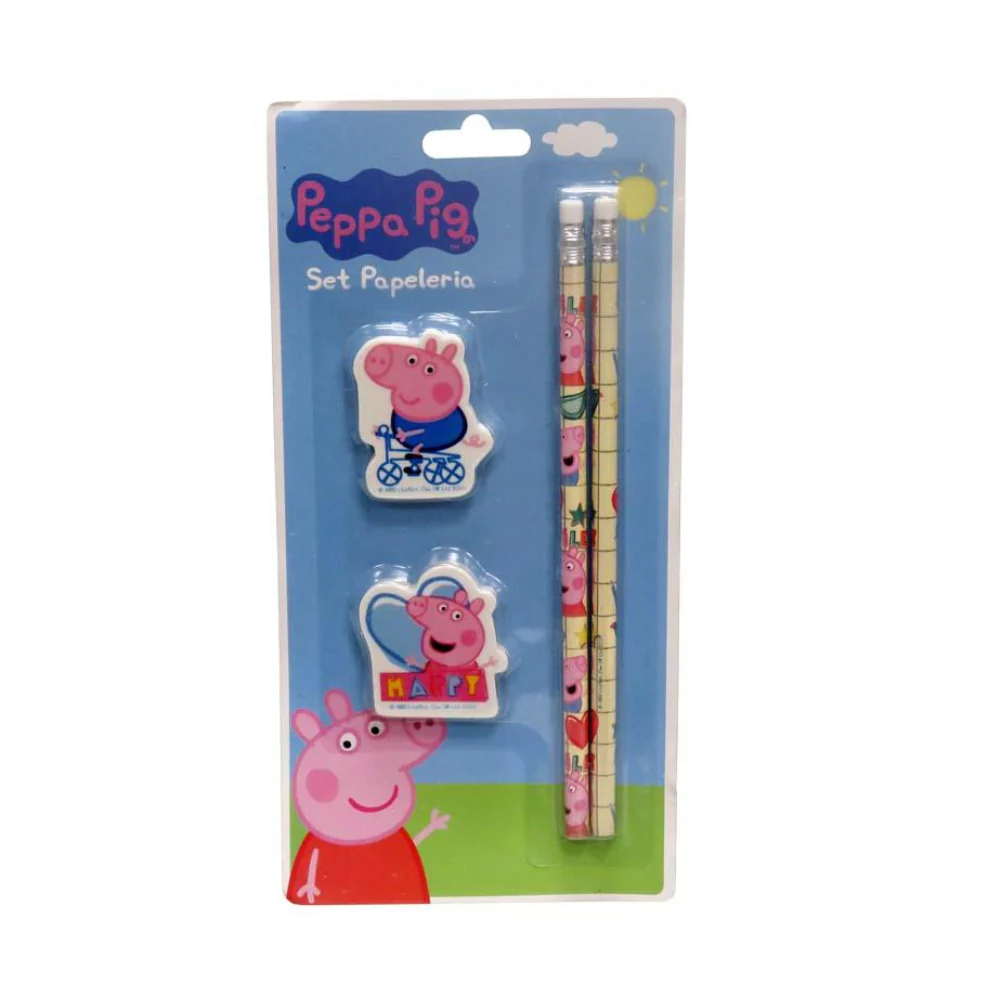 Peppa Pig 4 pcs Stationery Set