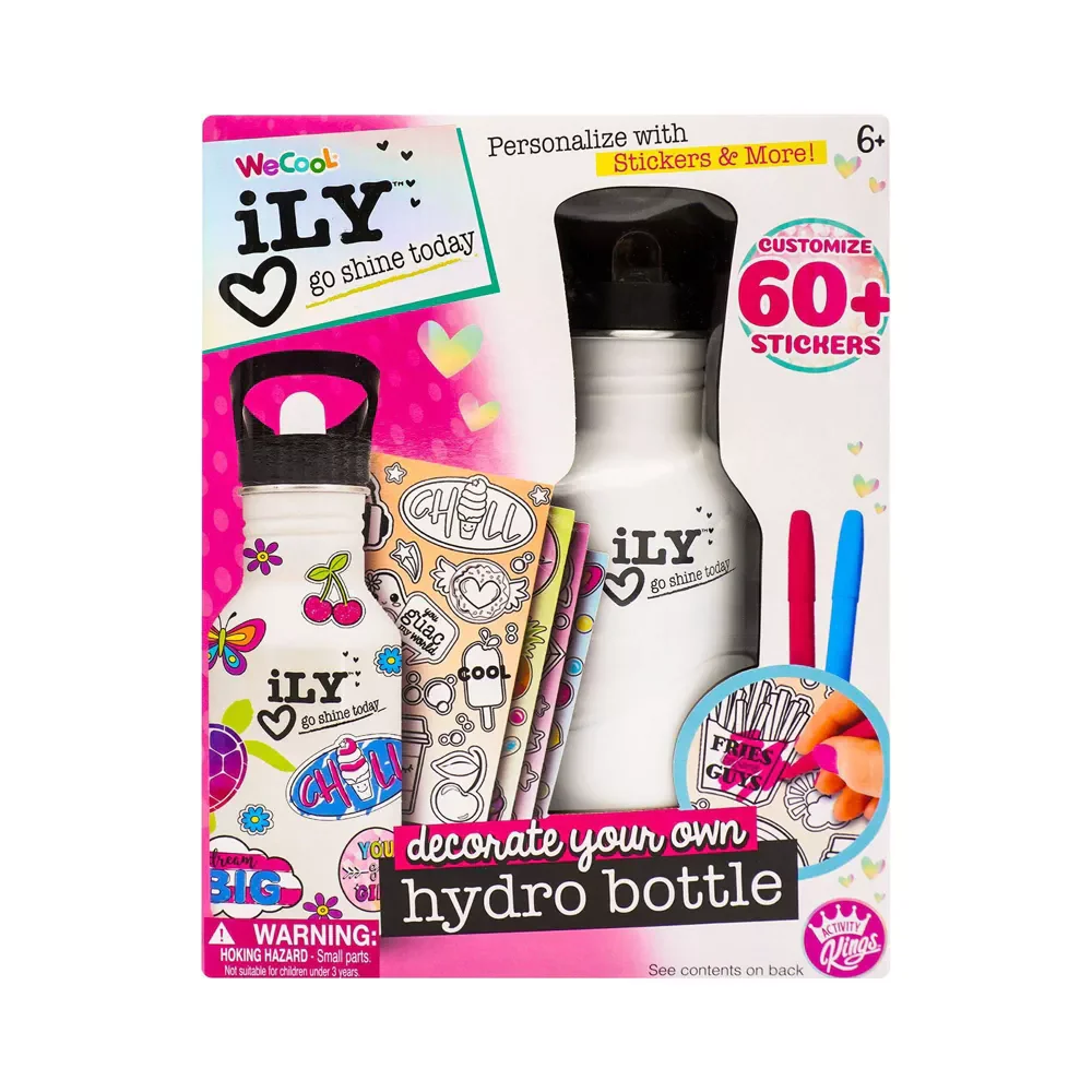 Activity Kings iLY Color Your Own DIY Hydro Bottle
