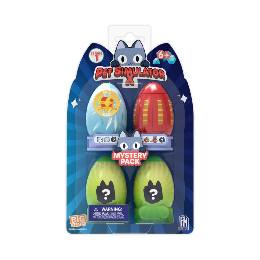 Pet Simulator X Mystery Pets 4 Pack Egg Blind Box