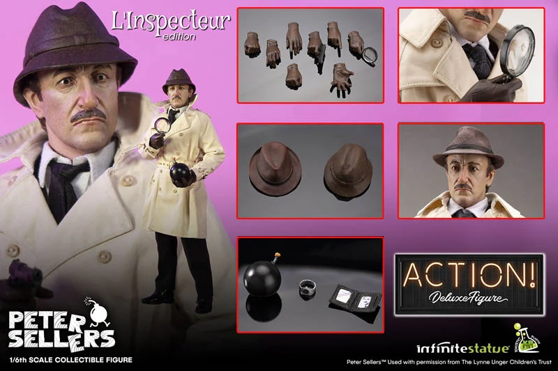 Peter Sellers (Le Policier Edition) 1/6 Scale Articulated Figures By Infinite Statue - Image 5