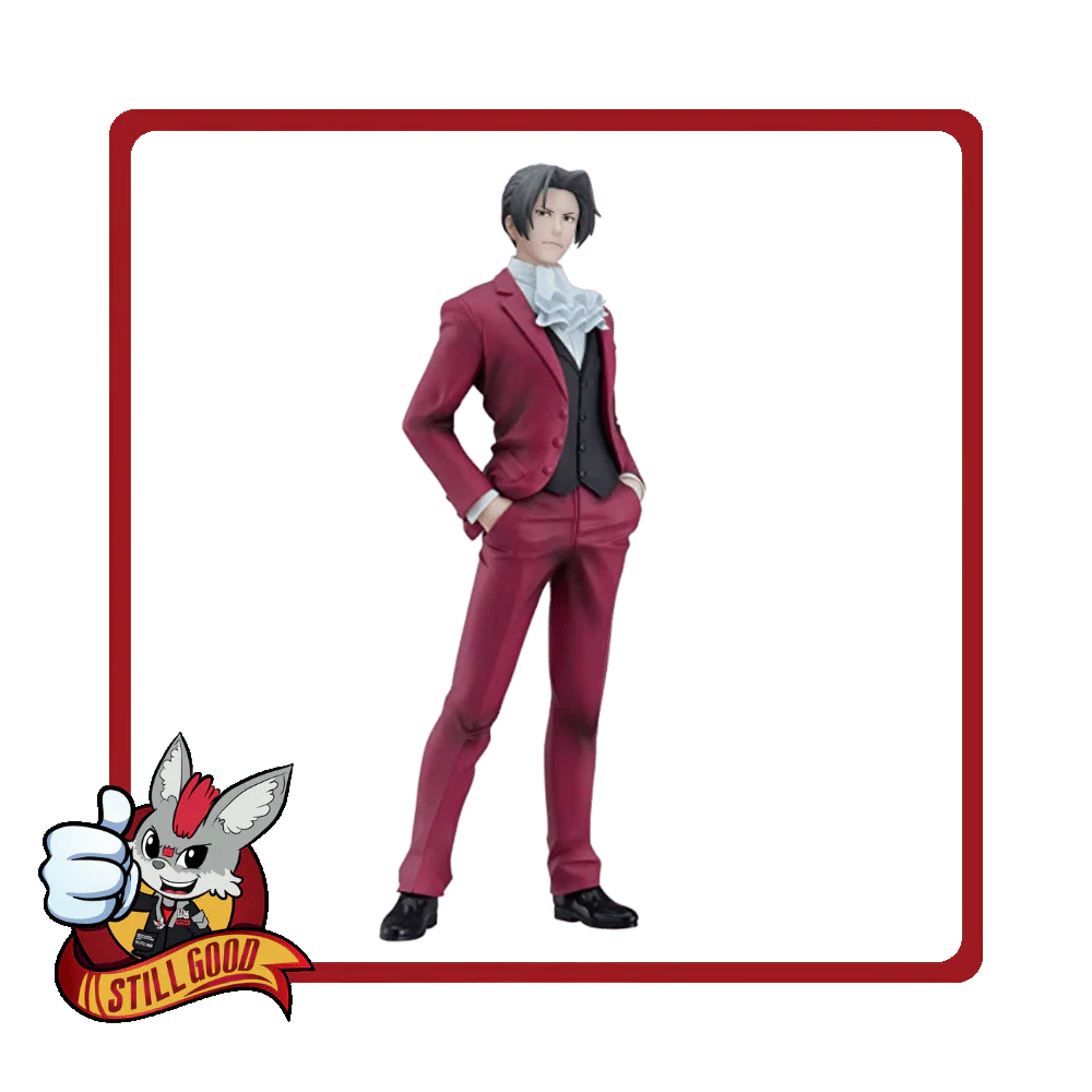 Phoenix Wright: Ace Attorney Miles Edgeworth Pop Up Parade Figure by Good Smile Company [Damaged Box]