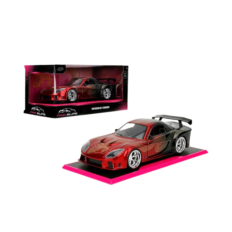 Pink Slips 1995 Mazda RX-7 Widebody 1:24 Diecast Cars By Jada