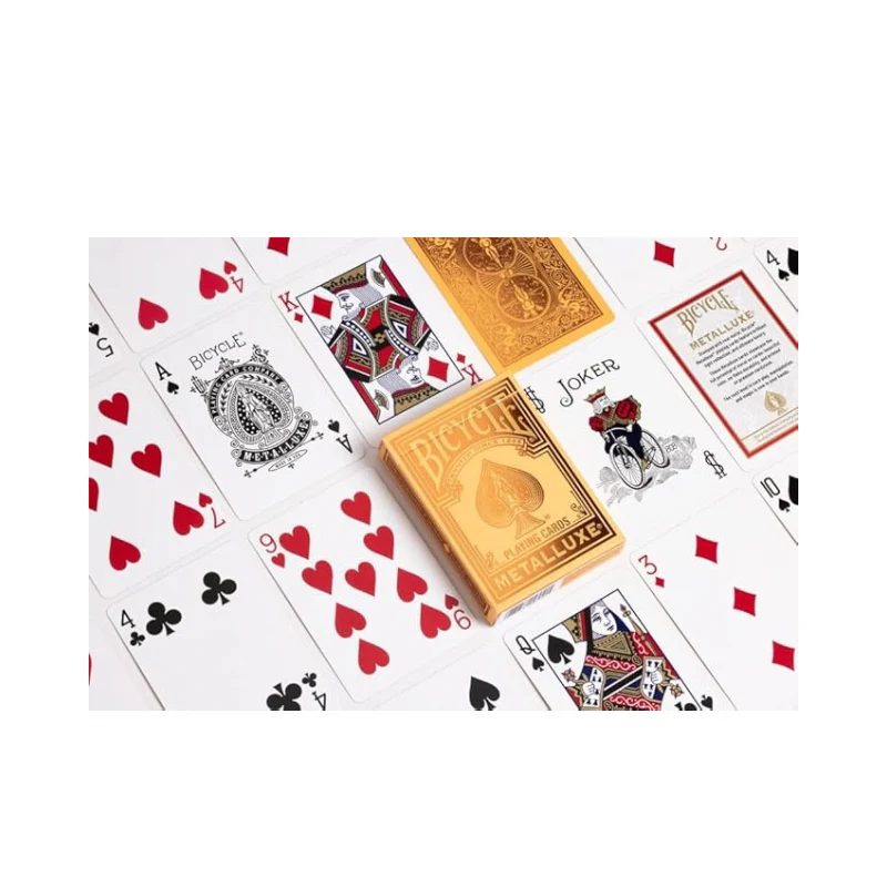 Playing Cards: Bicycle - Metalluxe Orange - Image 4