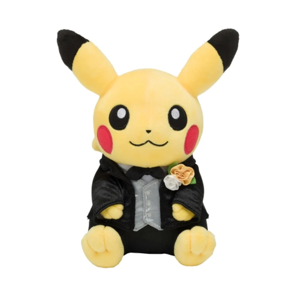 Pokemon Center Pikachu Male Shape Pokemon Garden Wedding Version 6" Plush