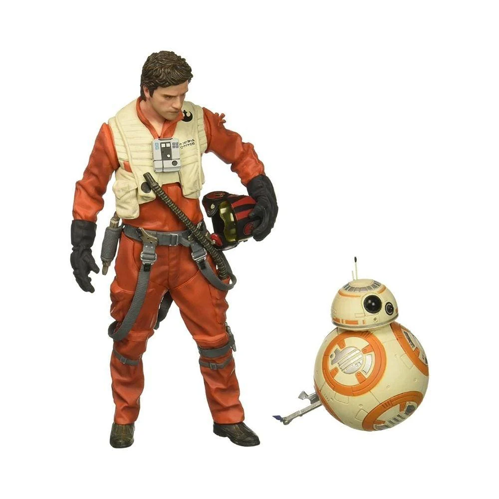 Kotobukiya : Poe Dameron & Bb-8 Two Pack Artfx+ Statue