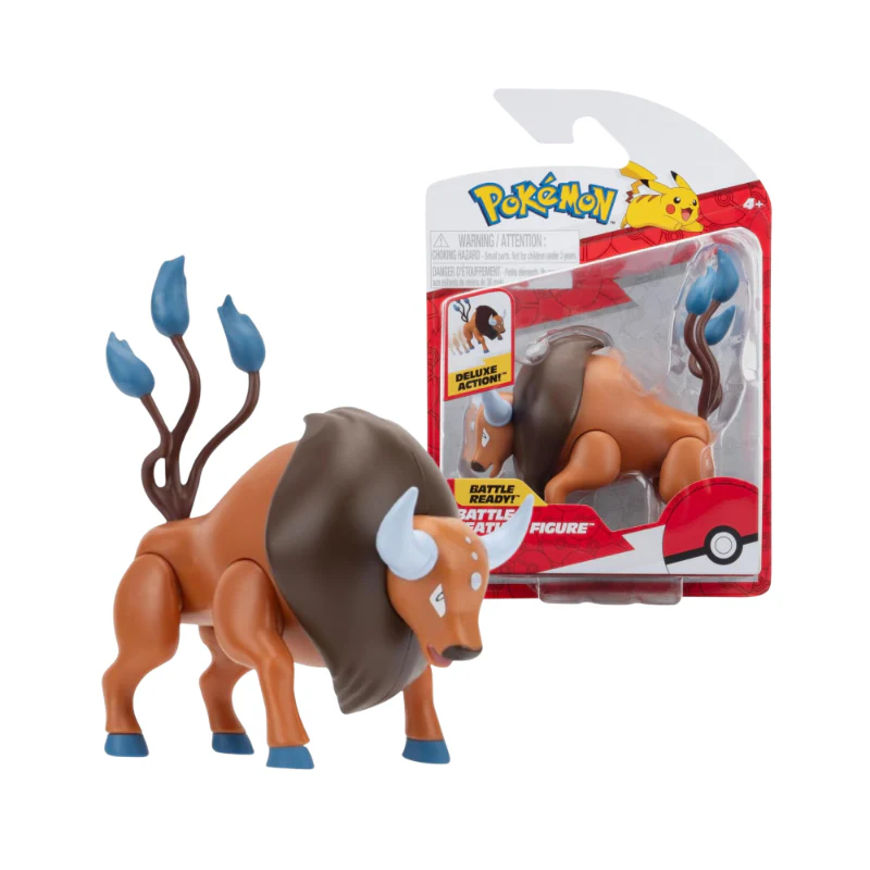 Pokemon Battle Feature Figure TAUROS By Jazwares