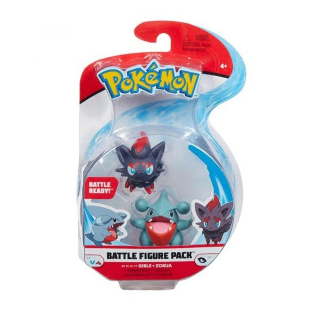 Pokemon Battle Figure Pack Gible & Zorua