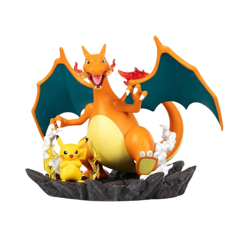 Pokemon Medium Sized s Pikachu and Charizard Figure By Funism