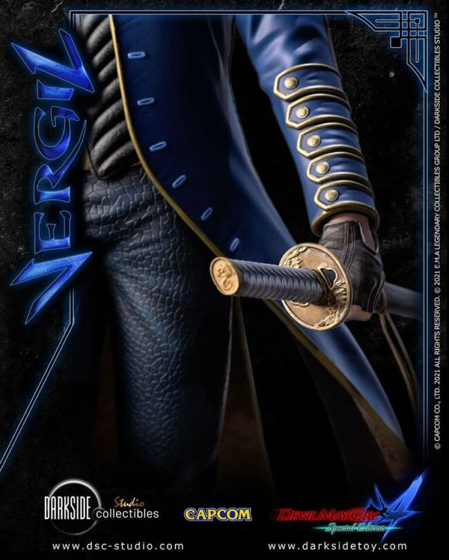 Vergil Devil May Cry 4 Premium Statue By Darkside Collectibles - Image 4