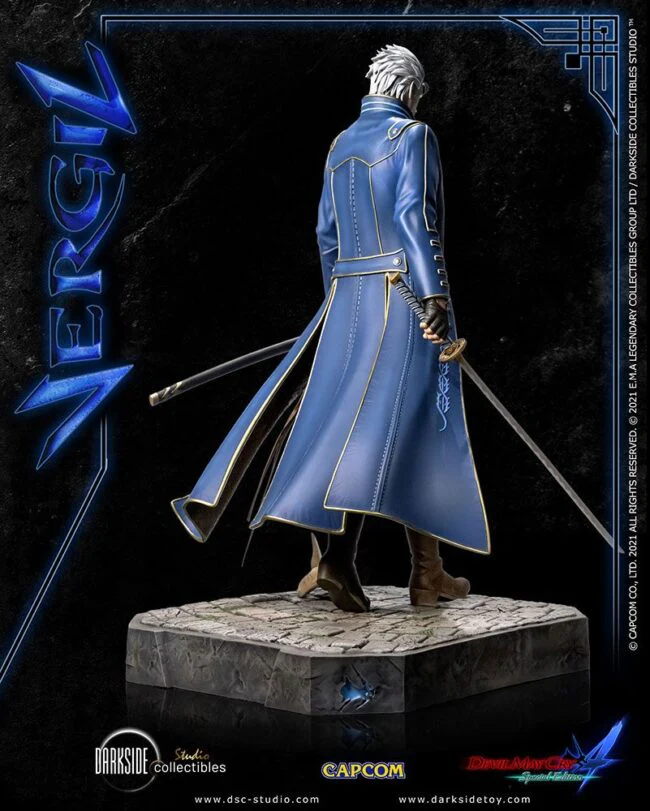 Vergil Devil May Cry 4 Premium Statue By Darkside Collectibles - Image 5
