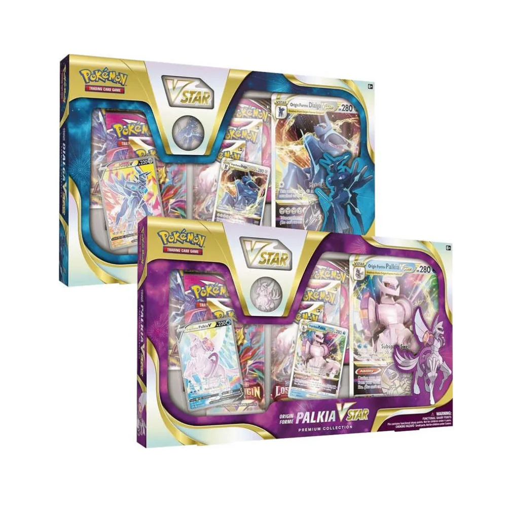Pokemon TCG: Dialga / Palkia V Star Premium V Box