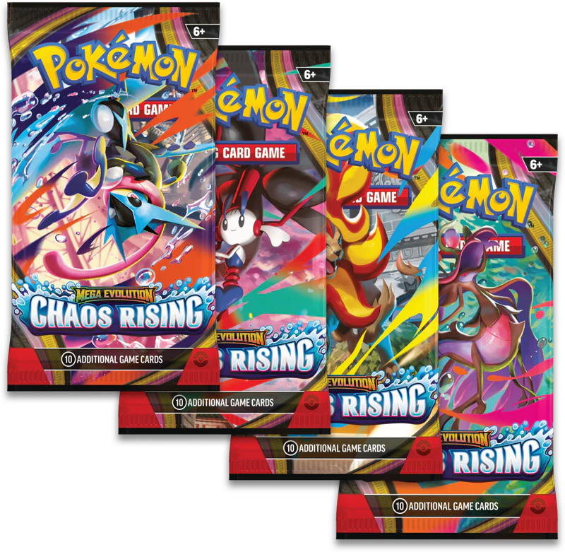 Pokemon TCG Mega Evolutions Chaos Rising Booster Packs