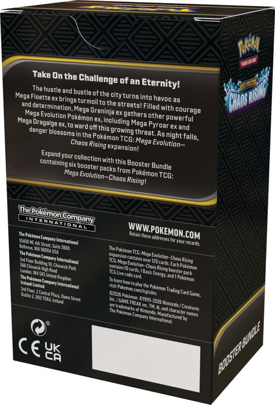 Pokemon TCG Mega Evolutions (ME-04) Chaos Rising Booster Bundle - Image 2