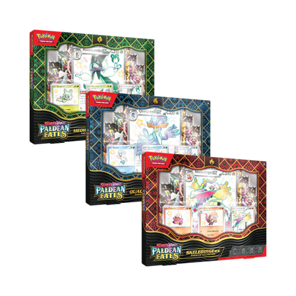 Pokemon TCG: PALDEAN FATES SV4.5 Premium Collection (1 Random)
