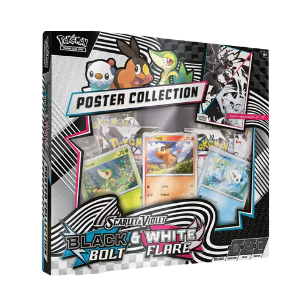 Pokemon TCG : Scarlet & Violet 10.5 Black Bolt & White Flare Poster Collection