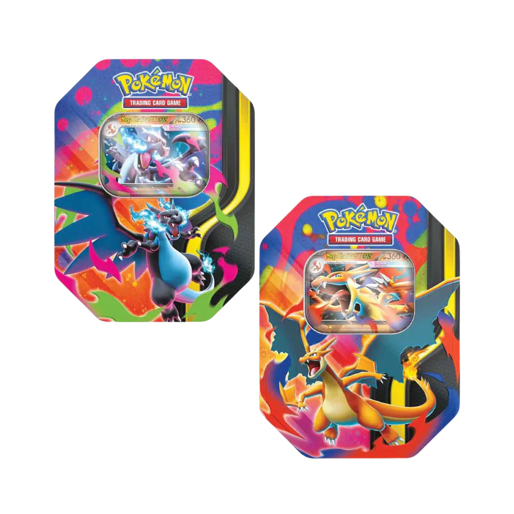 Pokemon Tcg : Spring Tins Mega Charizard X & Y - EX (1 Random)