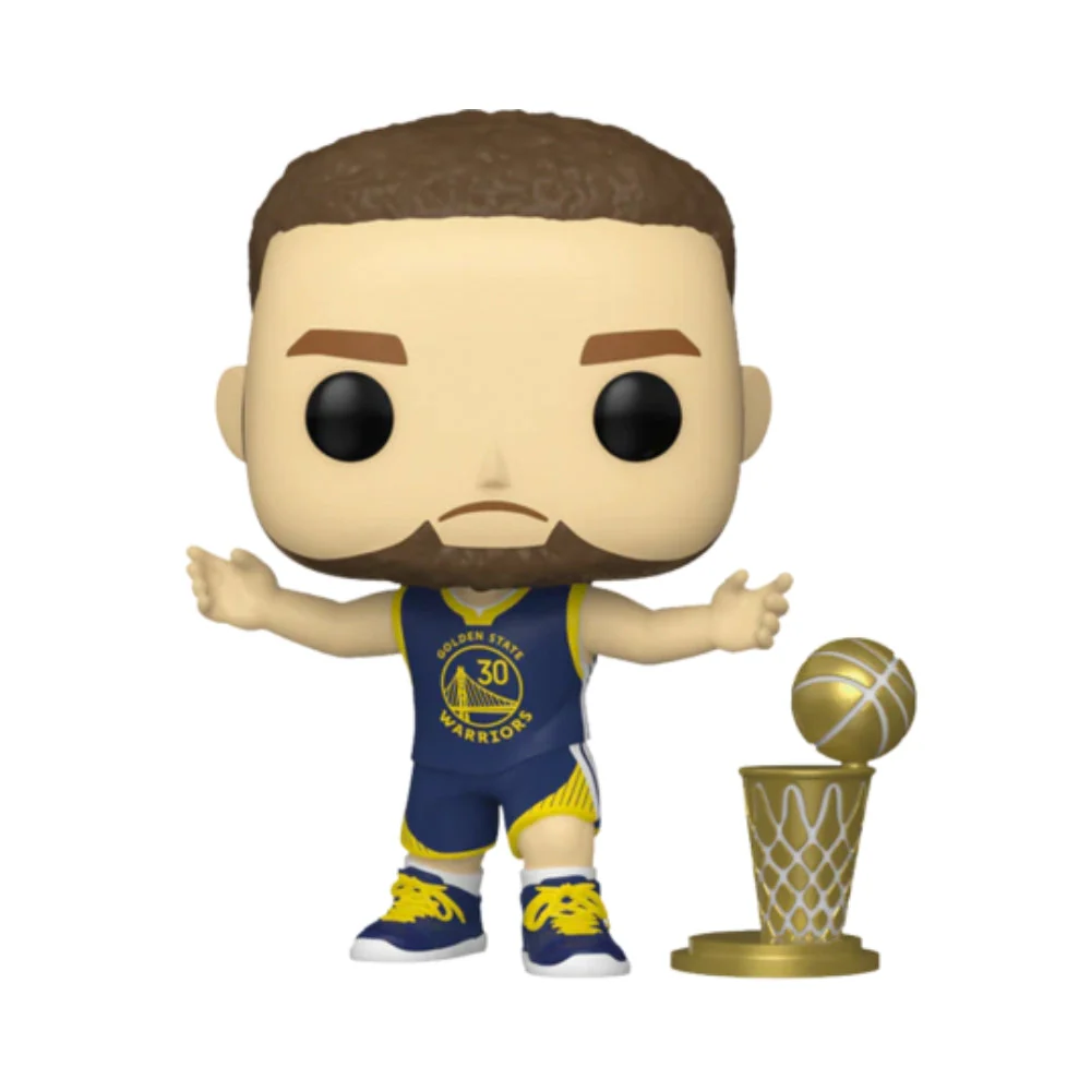 Funko Exc : Basketball: NBA Golden State Warriors - Steph Curry with Trophy