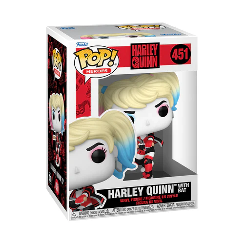 Pop! Heroes: DC - Harley with Bat - Image 2